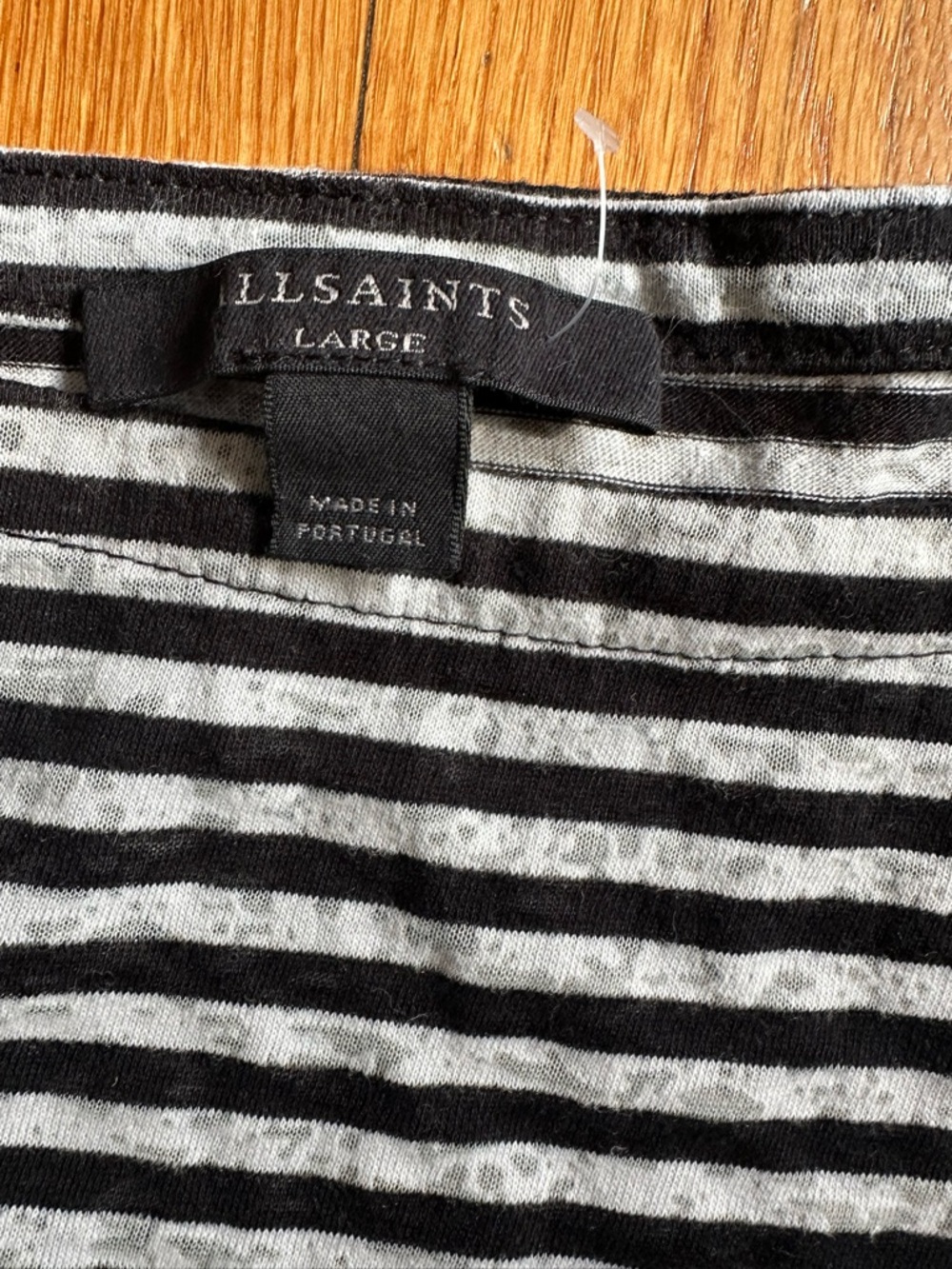 AllSaints Oversized Dolman Striped Tee  Avant garde classic basic